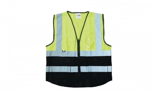 SAFEGUARD SV53 POLYESTER GREEN BLACK FOUR POCKET WITH SCOTLIGHT
