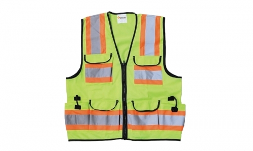 SAFEGUARD SV56 POLYESTER GREEN SIX POCKET WITH DOUBLE SCOTLIGHT